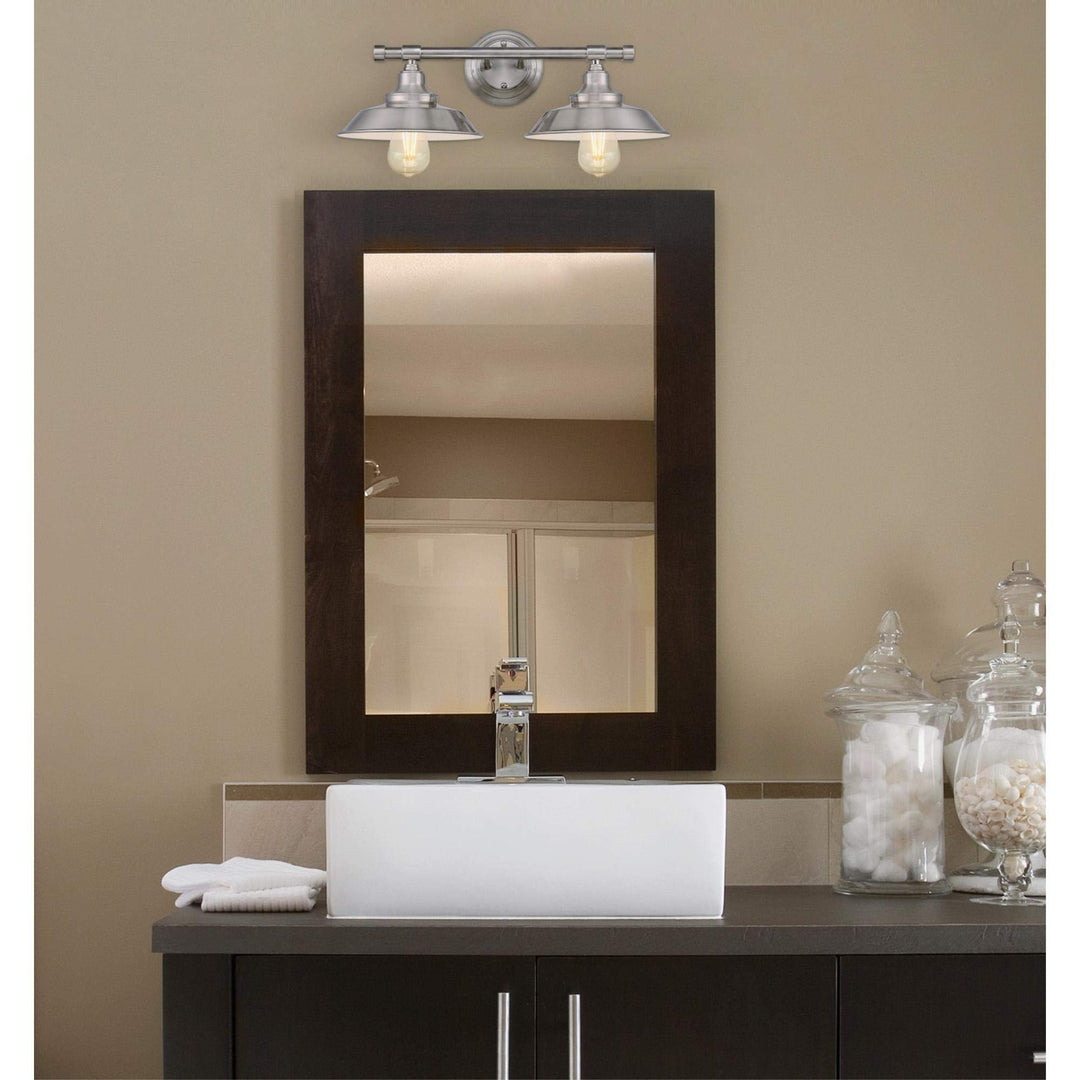 Westinghouse 6110300 Iron Hill Vintage Two-Light Indoor Wall Light Sconce - Diamond Home USA