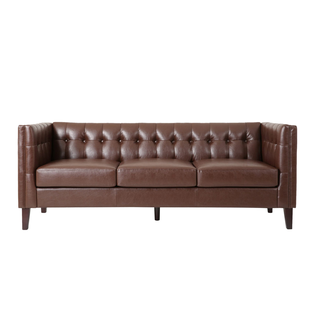 Christopher Knight Home Pondway Sofas Dark Brown + Brown