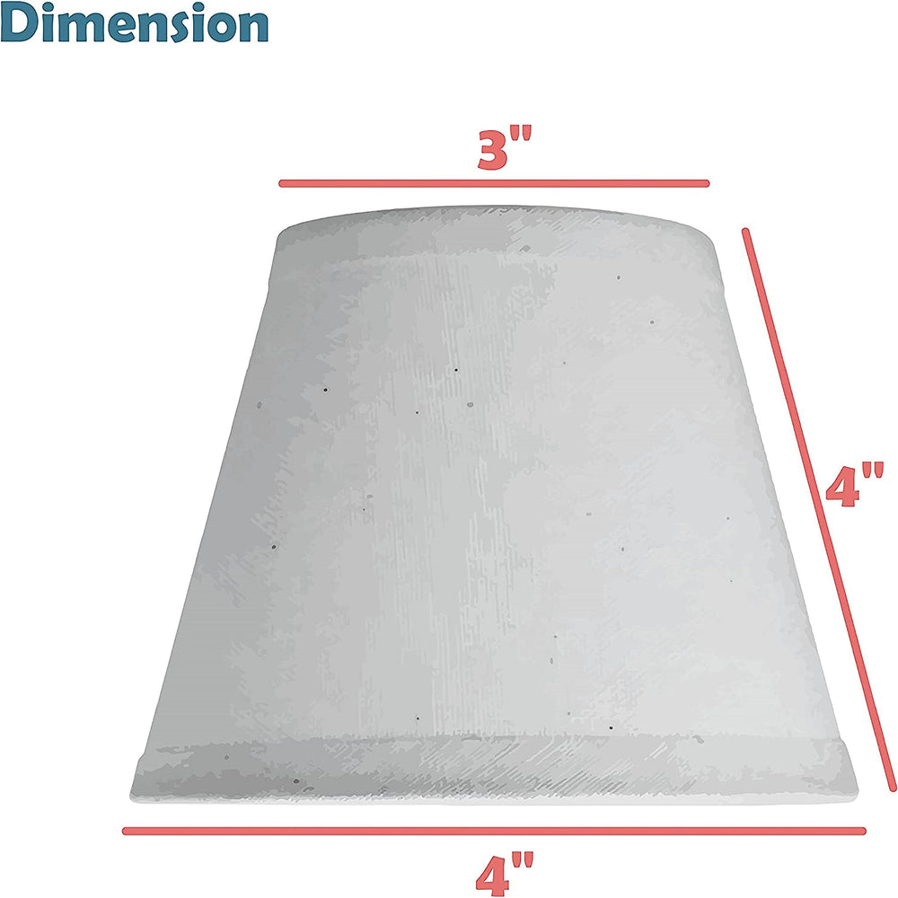 Aspen Creative 32719-9 Small Hardback Empire Shape Chandelier Clip-On Lamp Shade - Diamond Home USA