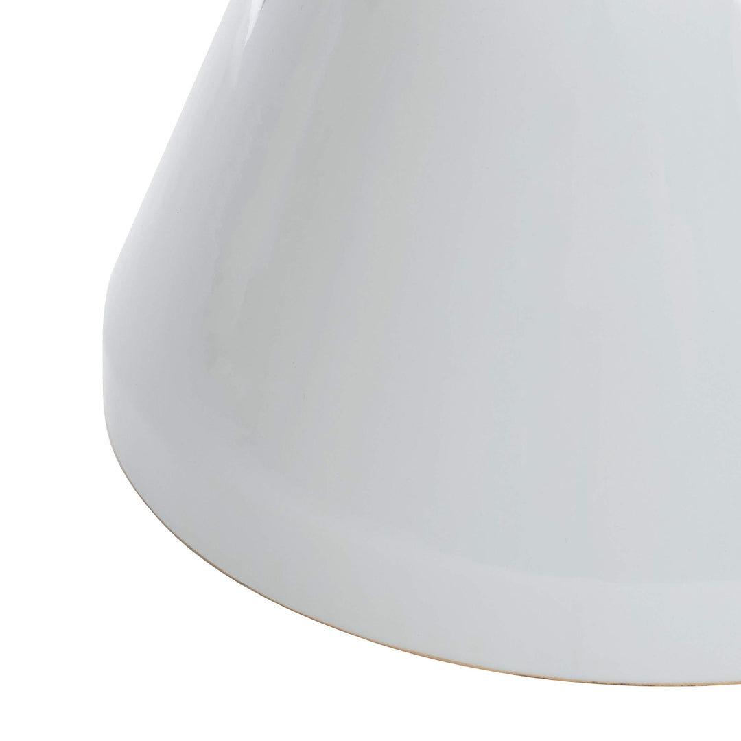 Safavieh ACS4576B Larsa Ceramic Decorative Garden Stool 0 White - Diamond Home USA