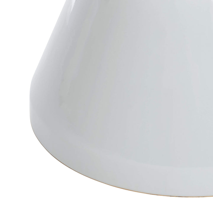 Safavieh ACS4576B Larsa Ceramic Decorative Garden Stool 0 White - Diamond Home USA