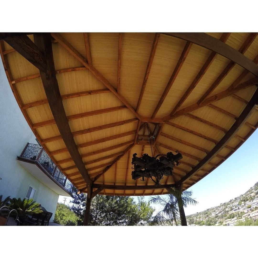 Bamboo Panels 4ft H X 8ft L Natural Raw Wood - Diamond Home USA