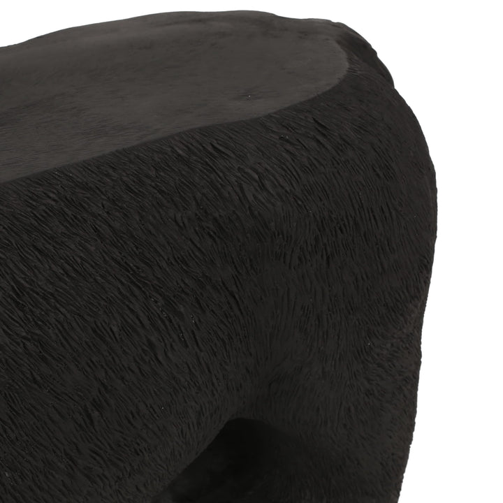 Christopher Knight Home Collinston Outdoor Bench Matte Black + Black - Diamond Home USA