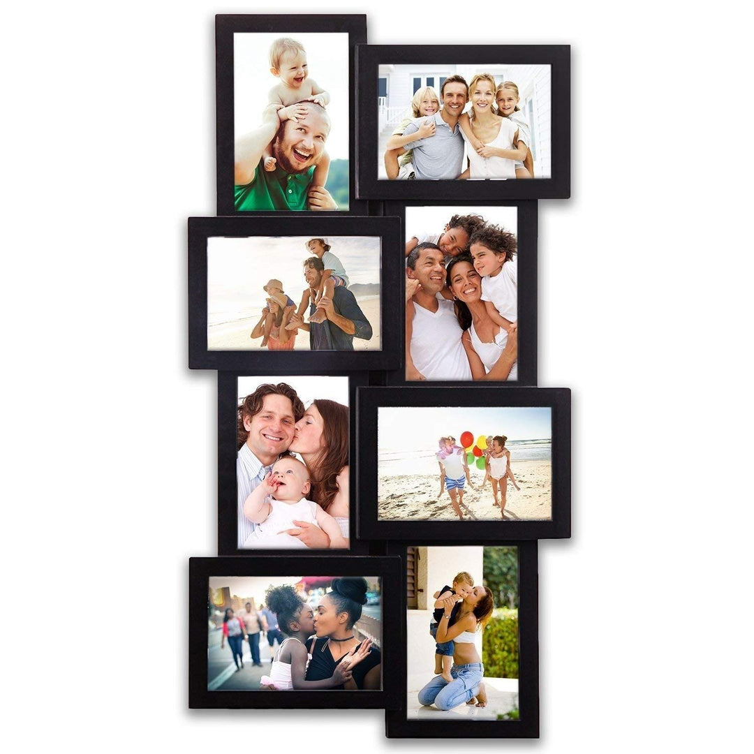 Photo Frame Vertical Horizontal Display Picture Gift 23x11 Black Pvc Rectangle