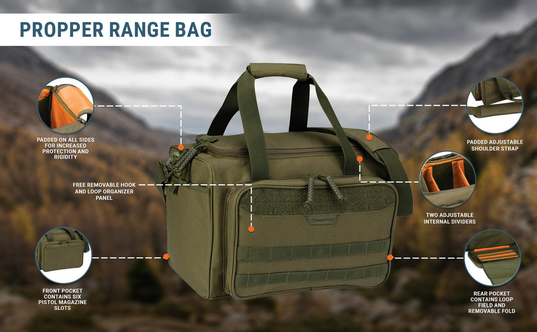Propper Range Bag Olive/Green One Size - Diamond Home USA