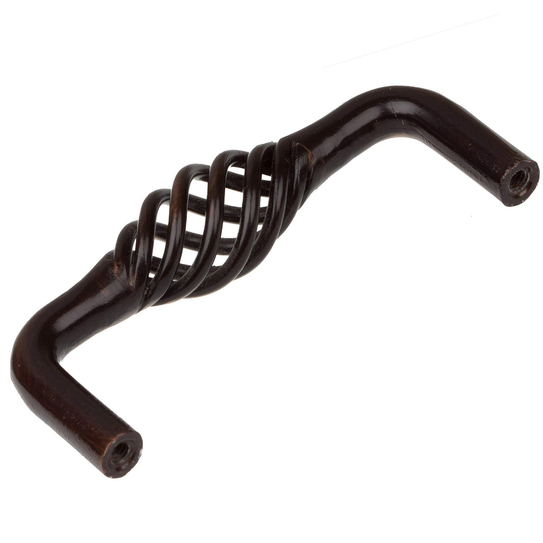 3-inch Screw Center Twisted Birdcage Cabinet Hardware Pull - Oil Rubbed Bronze - Diamond Home USA