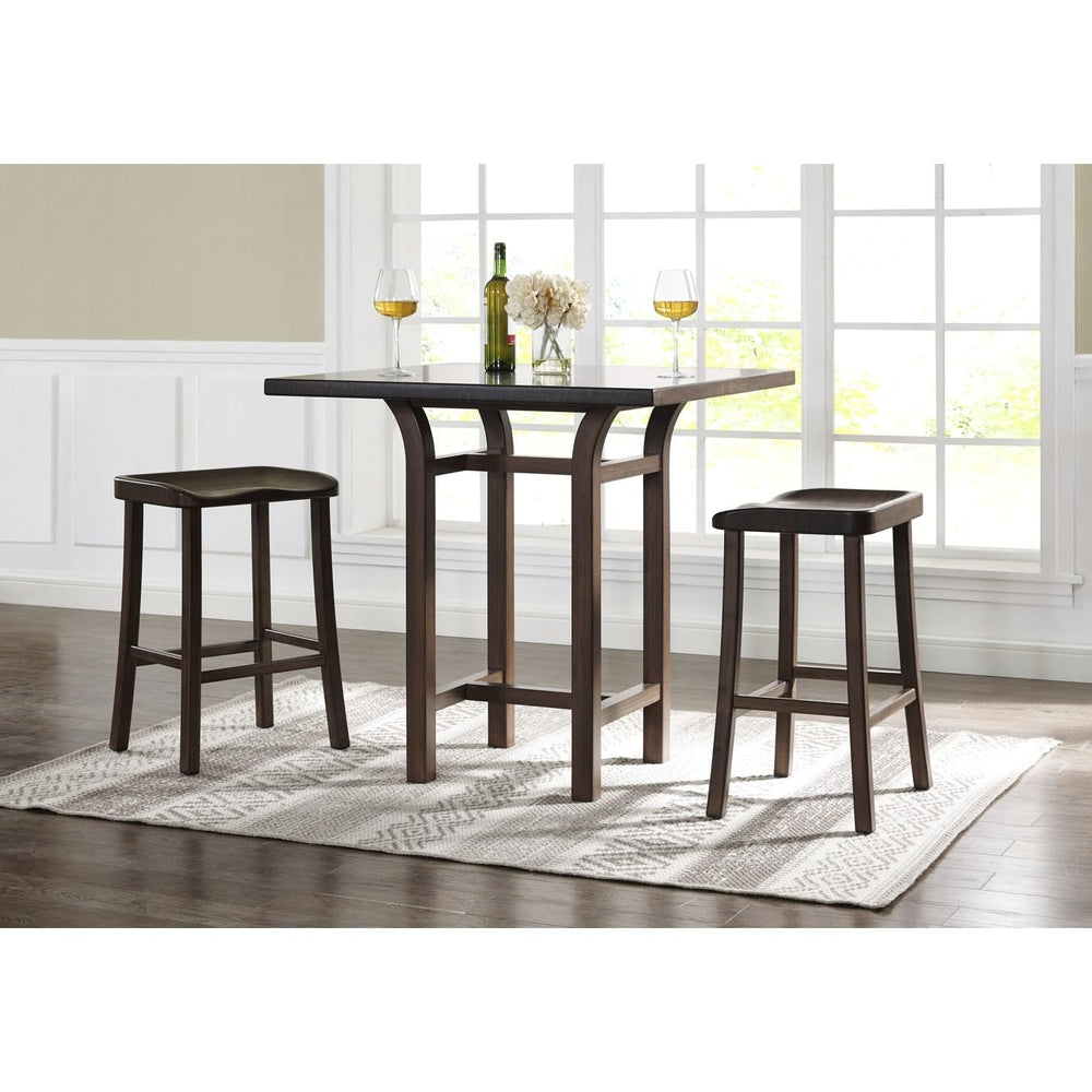 Greenington Tulip 26" Counter Height Stool Black Walnut - Diamond Home USA