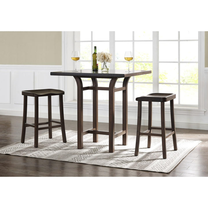 Greenington Tulip 26" Counter Height Stool Black Walnut - Diamond Home USA