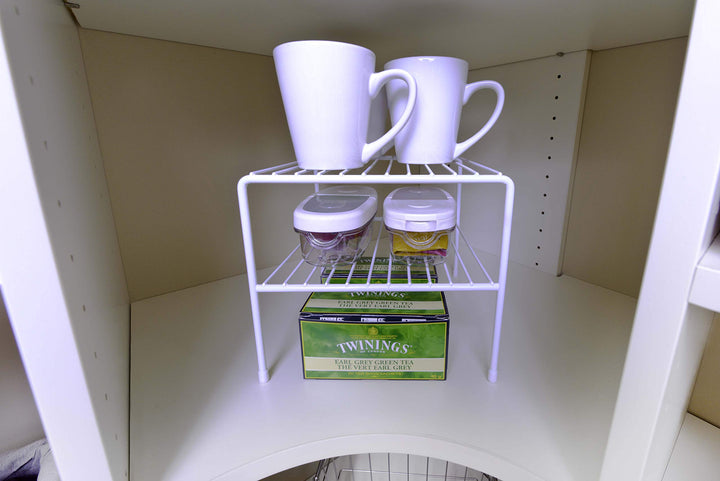 Organized Living Double Shelf - White - Diamond Home USA