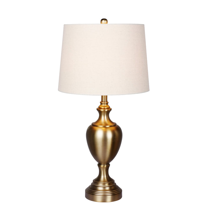 Cory Martin W-1566AG Urn with Pedestal Base Metal Table Lamp 30" Plated