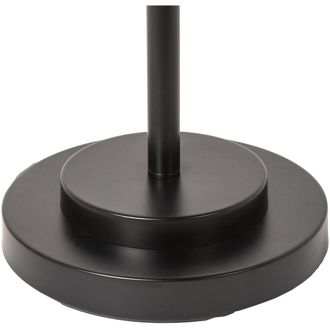 Black and Gold Modern Floor Lamp 62" h X 23" w 17" d White Contemporary - Diamond Home USA