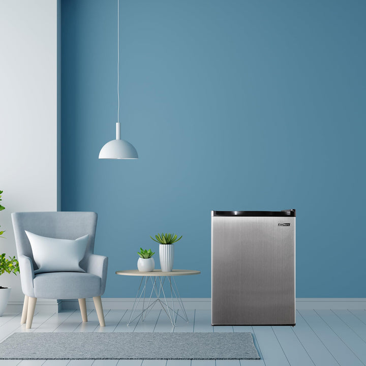 Conserv 18in STAINLESS Compact Mini Refrigerator 2.6cf Reversible Door 110V - Diamond Home USA