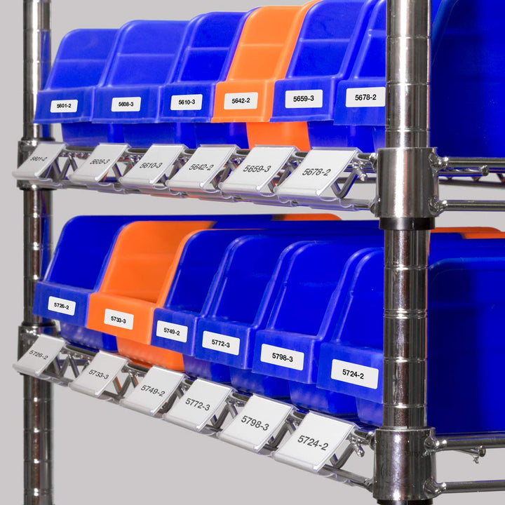 Akro-Mils 29306 Angle-Vu Snap-On Clear Protective Plastic Adjustable Label - Diamond Home USA