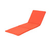 Christopher Knight Home Jamaica Outdoor Water Resistant Chaise Lounge Cushion Orange