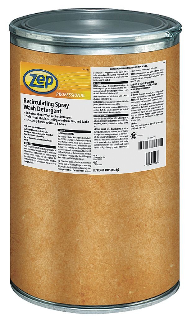 Zep Part Wash Cleaning Detergent Powder - 40lbs (1 Pail) 1041743 -