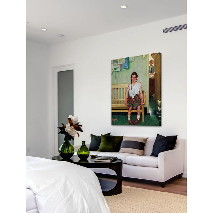 Marmont Hill x29 Shiner by Norman Rockwell Painting Print on Wrapped Canvas - Diamond Home USA