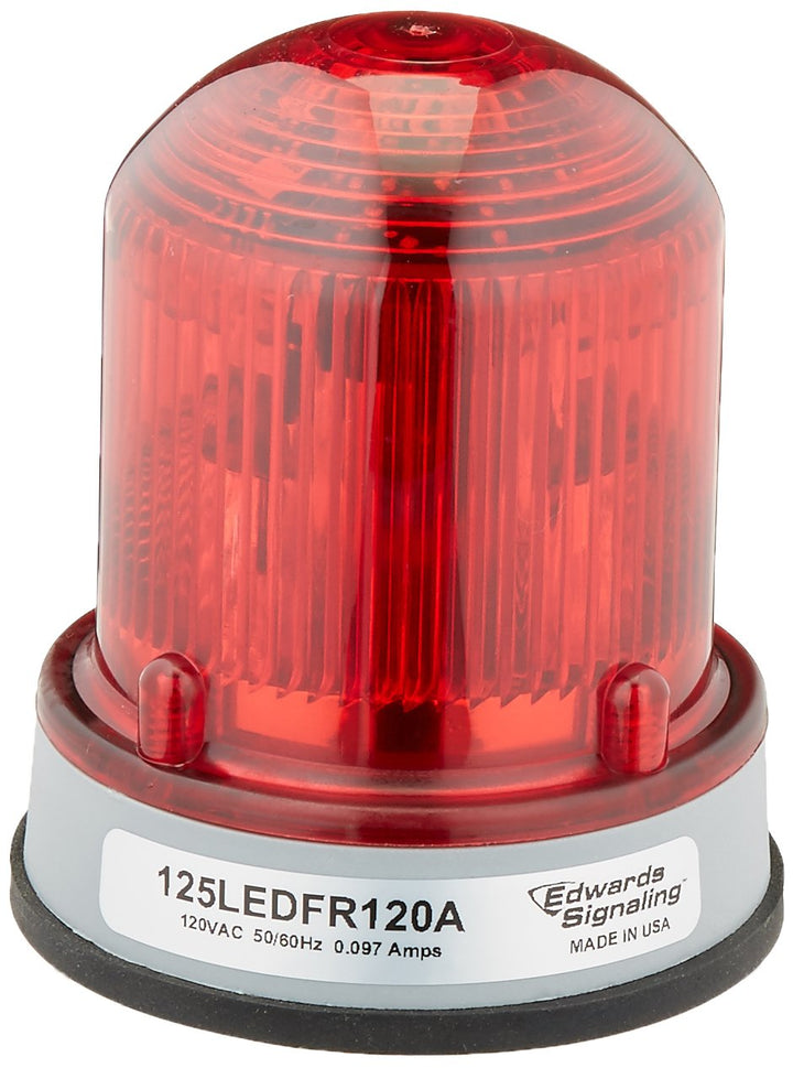 Edwards-Signaling LED Warning Light 120VAC Red 65 FPM 125LEDFR120A