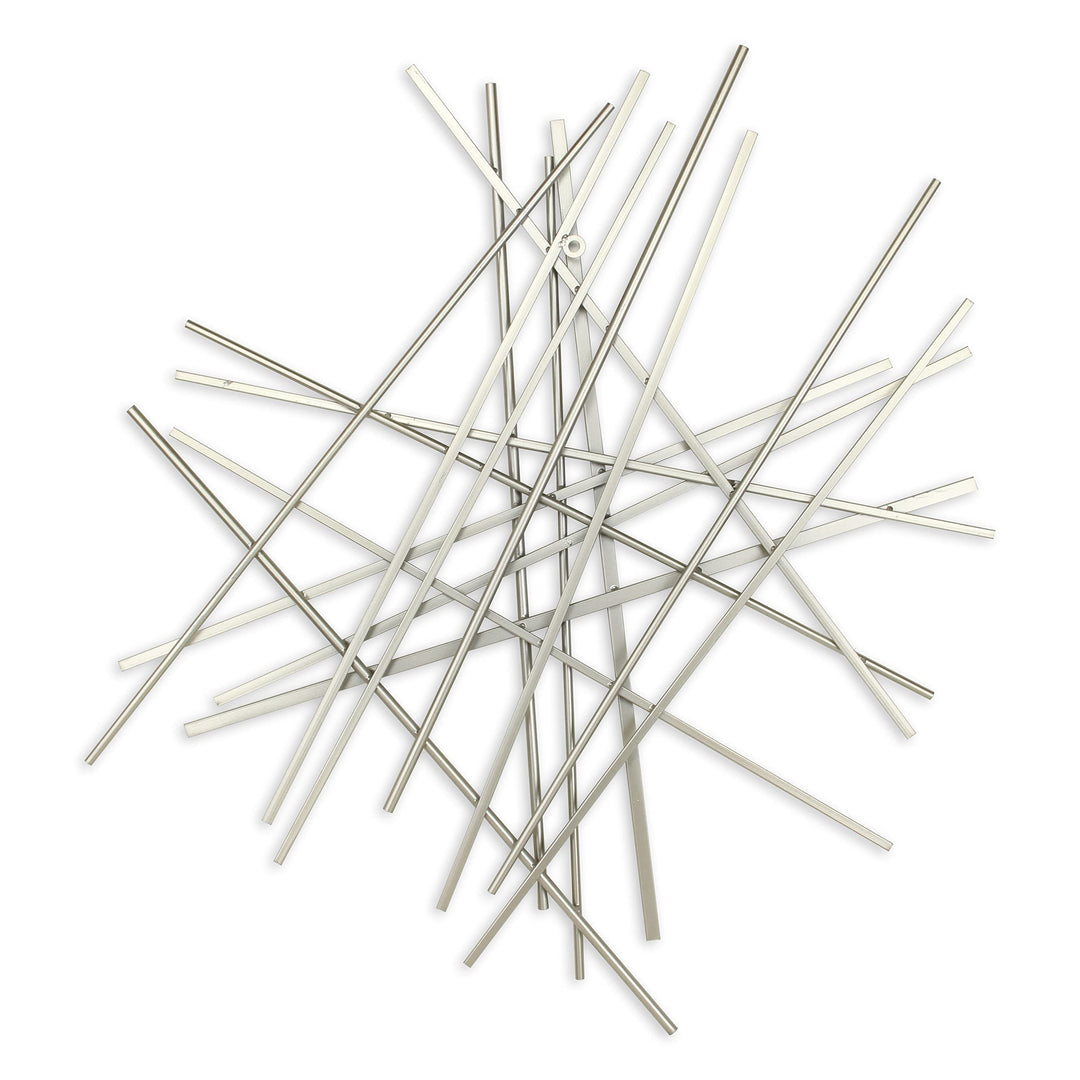 Cheungs Avalon Large Abstract Wall Decor - Silver 5369SV - Diamond Home USA