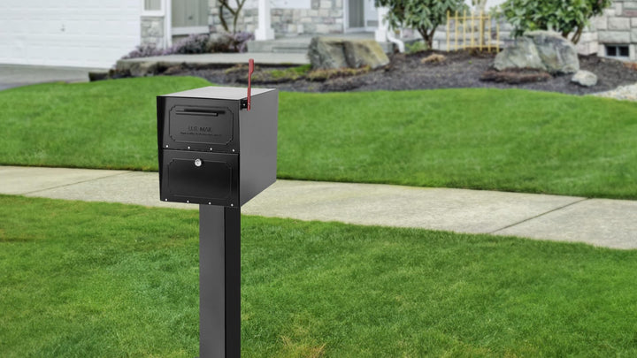 Architectural Mailboxes® 5106B Oasis 28" H Pedestal Post Black - Diamond Home USA