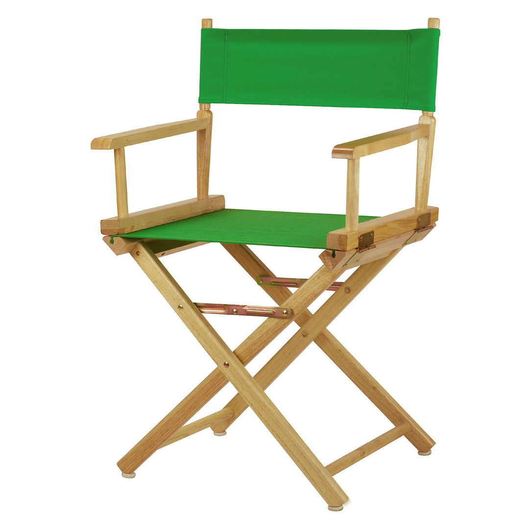 Casual Home Natural Frame/Green Canvas 18" Classic Height Directors-Chairs