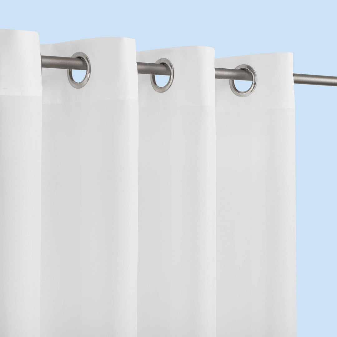 Sun Zero Marina Indoor/Outdoor UV Protectant Energy Efficient Grommet Curtain
