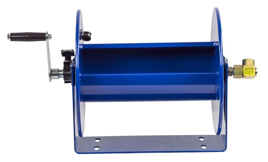 Coxreels 117-4-225 Compact Hand Crank Steel Hose Reel - 4 000 PSI - Holds 1/2" x - Diamond Home USA