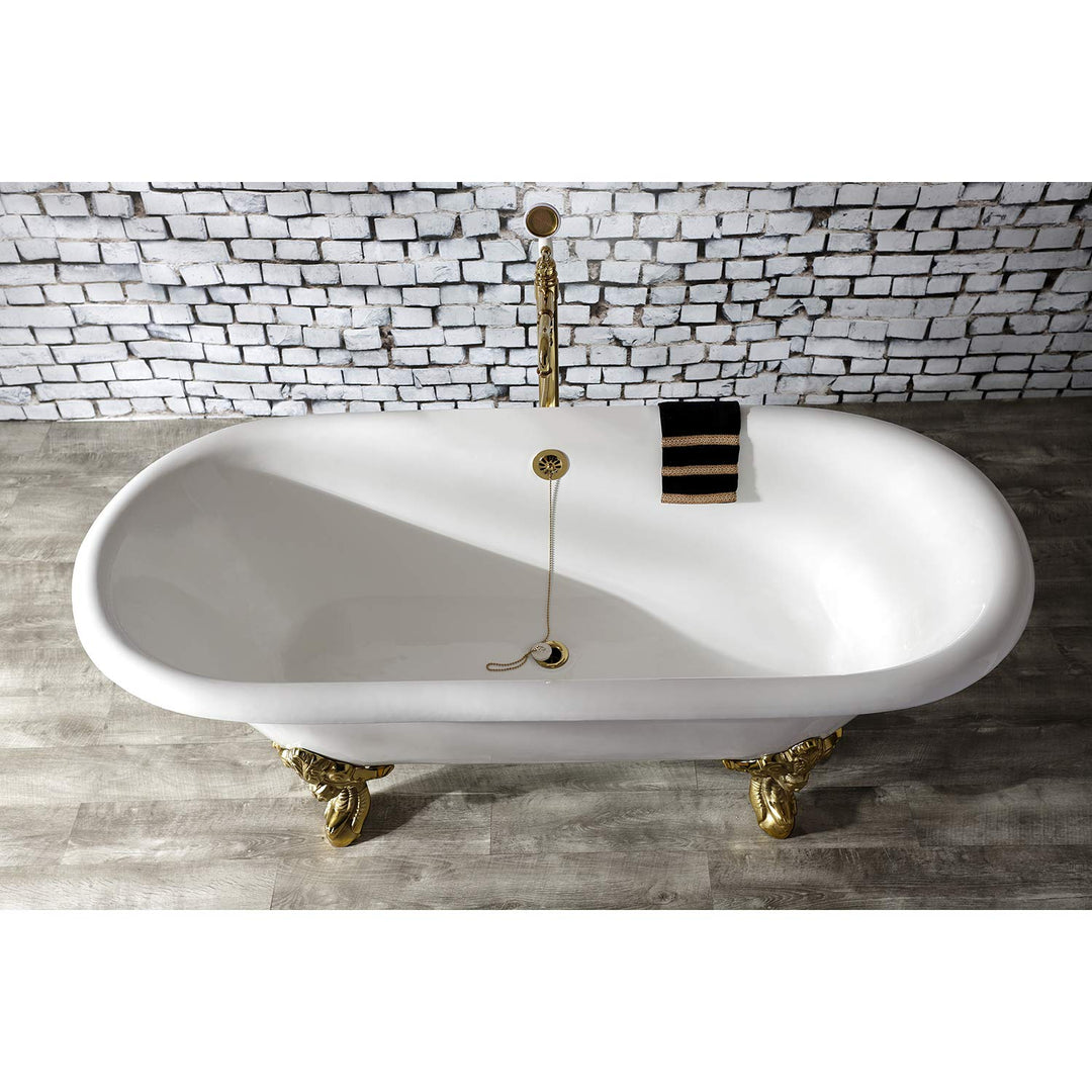 Kingston Brass Vintage Clawfoot Bathtub Waste and Overflow Drain