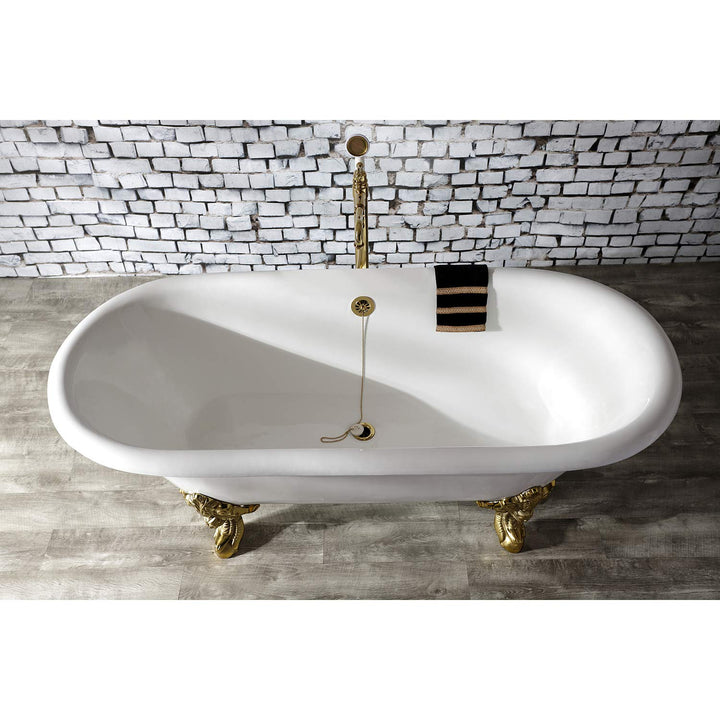 Kingston Brass Vintage Clawfoot Bathtub Waste and Overflow Drain