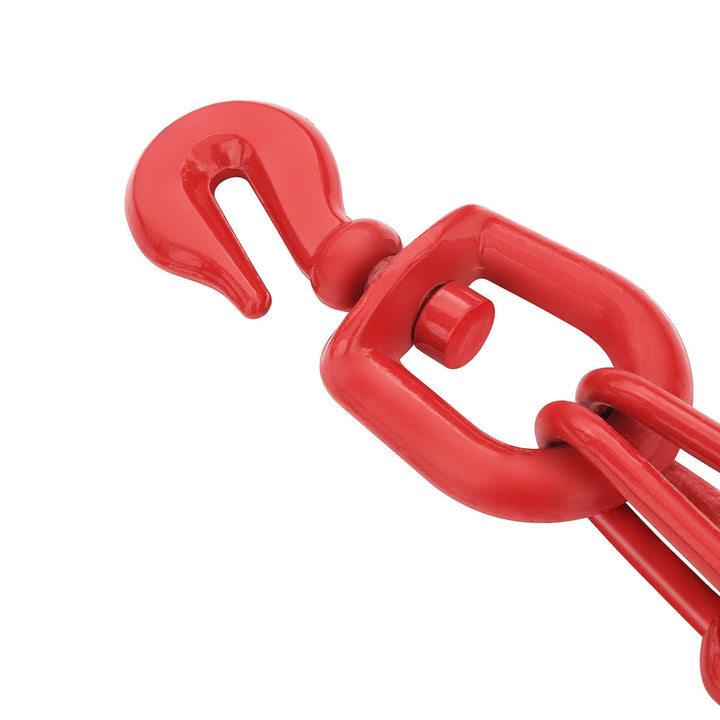 Earth Worth Skidding Swivel Tongs Red - 17" Steel - Diamond Home USA