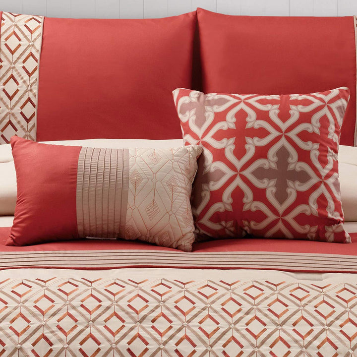 Riverbrook Home Country Manor Collection Comforter Set Queen Janna - Orange 8
