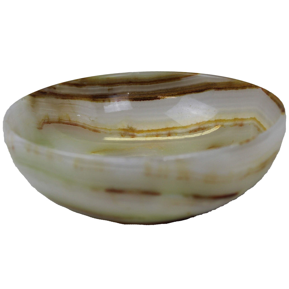Decorative Handcrafted 6" Onyx Bowl (Set Of 4) Multi Color Marble Handmade - Diamond Home USA