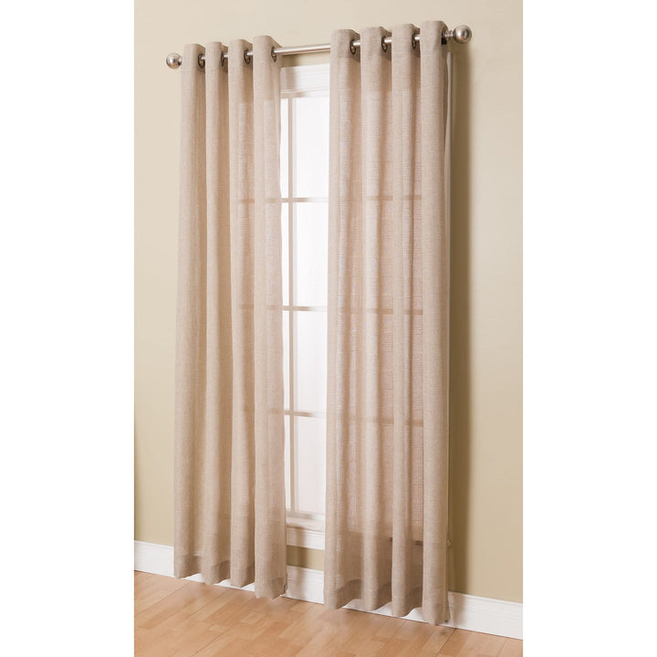 Miller Flynn Grommeted Window Curtain Panel 50 x 108 108 Inches - Diamond Home USA
