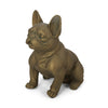 Christopher Knight Home Susan Outdoor French Bulldog Garden Statue Rustic Gold