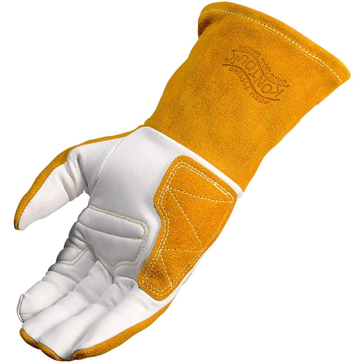 Caiman Premium Goat Grain TIG/Multi-Task Welding Gloves Split Cowhide Back - Diamond Home USA