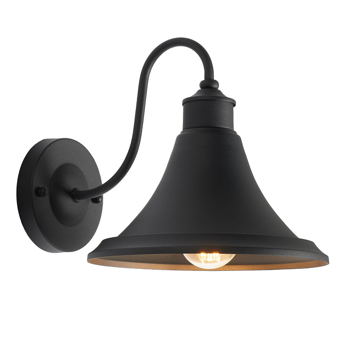 Lighting 9" Outdoor Wall Sconce (Set of 2). X 12" W/d/h Black Transitional Steel - Diamond Home USA