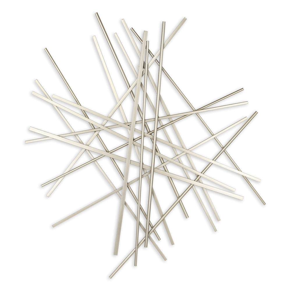 Cheungs Avalon Large Abstract Wall Decor - Silver 5369SV - Diamond Home USA