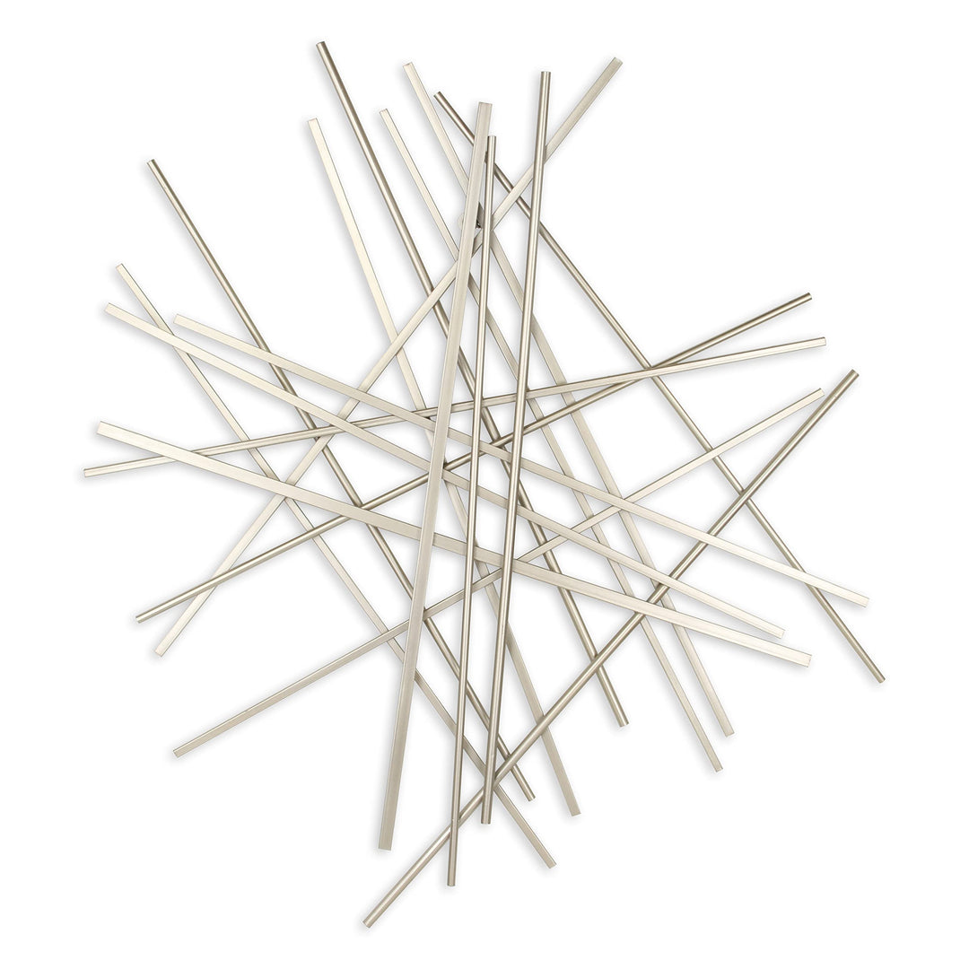 Cheungs Avalon Large Abstract Wall Decor - Silver 5369SV - Diamond Home USA