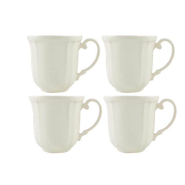 Antique White 12pc Dinner Set off/white Solid Casual Traditional Round Stoneware - Diamond Home USA
