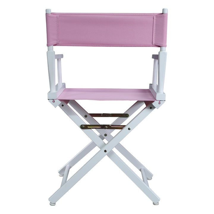 Casual Home 200-01/021-22 Director Chair 18" - Classic Height WhiteFrame/Pink