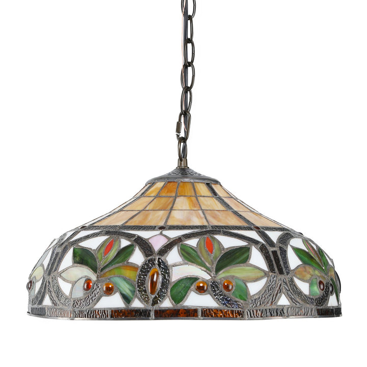 1908 Studios Sunrise Tiffany Hanging Lamp - Diamond Home USA