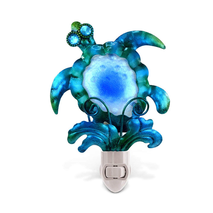 Sea Turtle Night-Light Glass