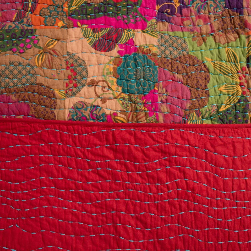 Greenland Home 3-Piece Jewel Quilt Set Multicolor