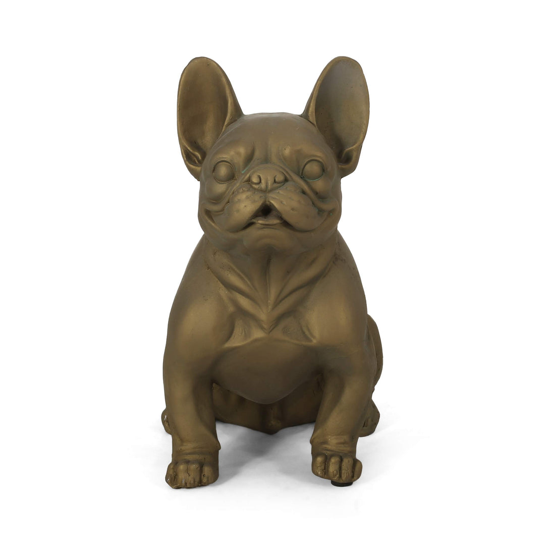 Christopher Knight Home Susan Outdoor French Bulldog Garden Statue Rustic