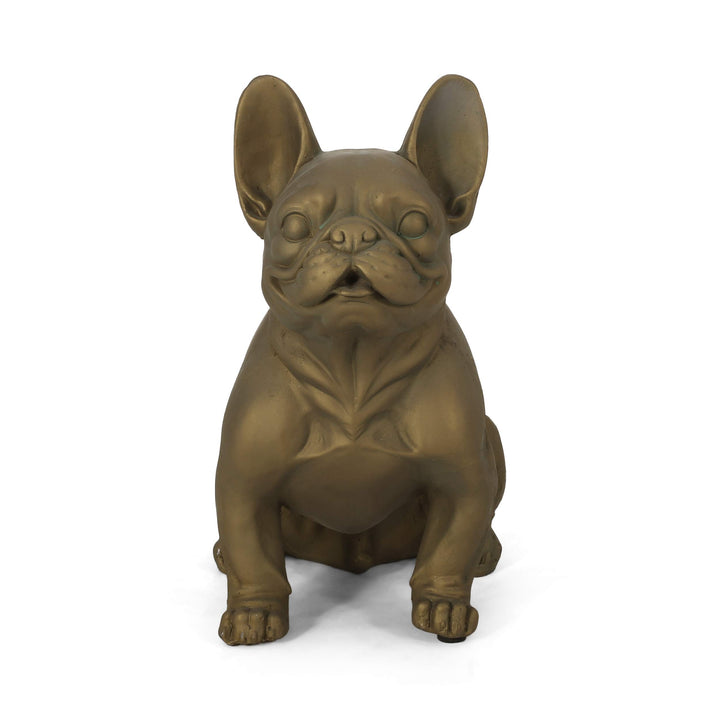 Christopher Knight Home Susan Outdoor French Bulldog Garden Statue Rustic