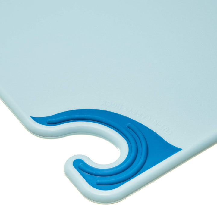 San Jamar Saf-T-Grip Plastic Cutting Board with Safety Hook 15" x 20" x 0.5" - Diamond Home USA