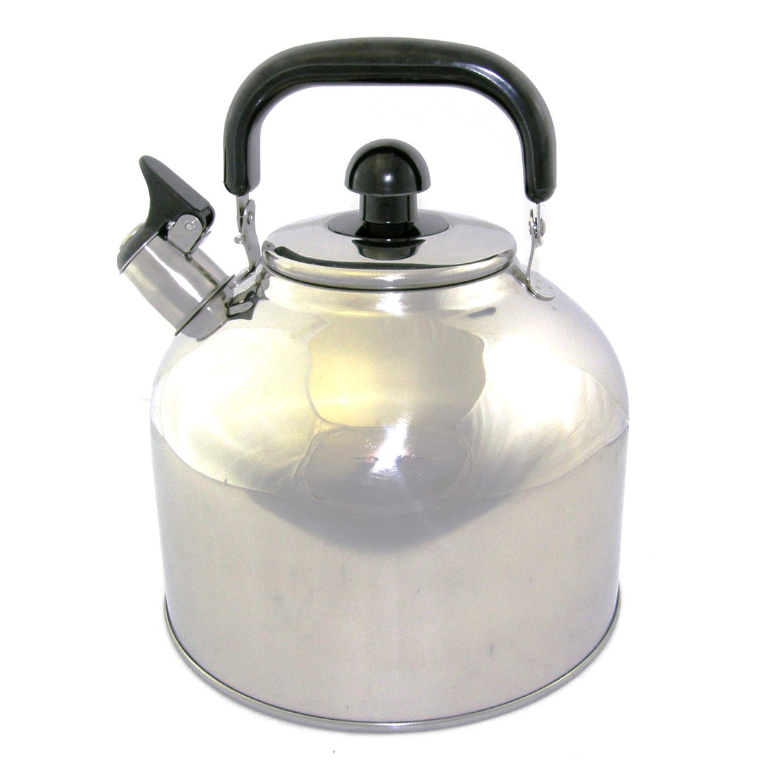 6.3-liter 7-quart Stainless Steel Whistling Tea Kettle Pot With Infuser Silver