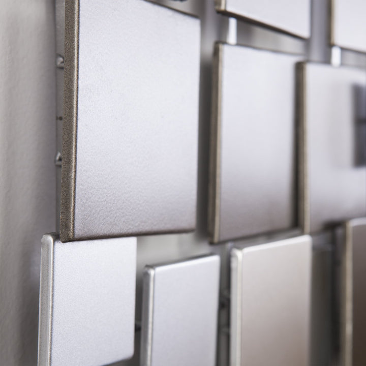 SEI Furniture Wavson Wall Sculpture Geometric 3D Design Unique Mounting Wall Art - Diamond Home USA