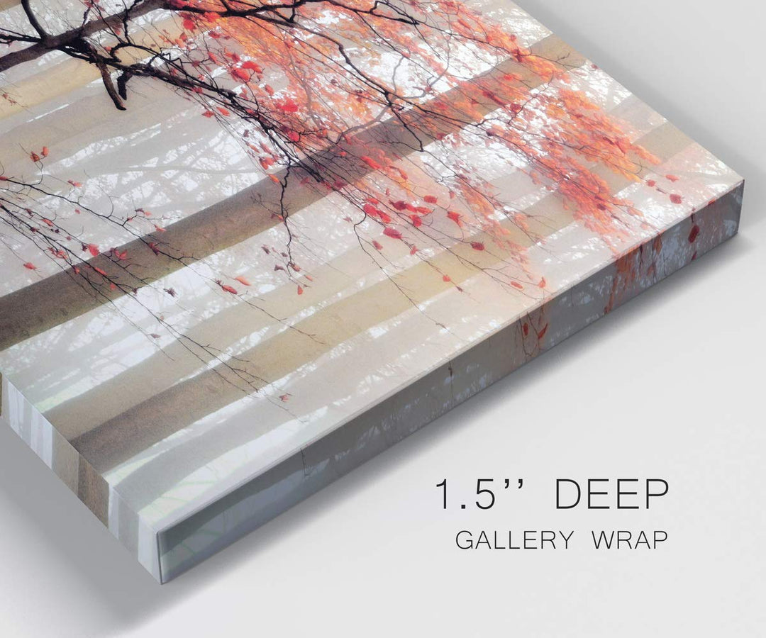 Wexford Home Home Decor Landscape Canvas Wall Art Abstract Floral Painting 18x27 - Diamond Home USA
