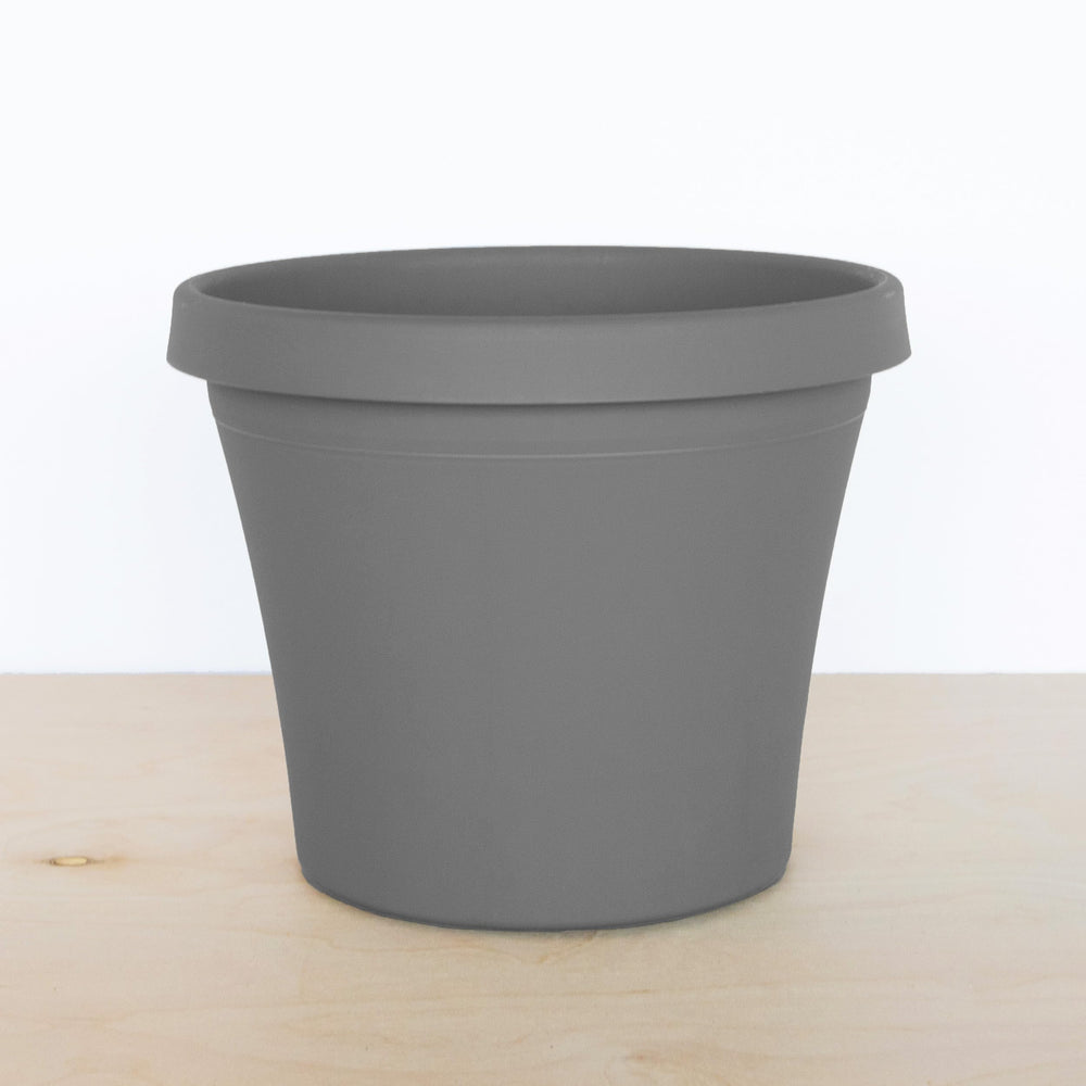 Bloem Terra Pot Planter: 20" - Charcoal Gray - Durable Resin Pot for Indoor - Diamond Home USA