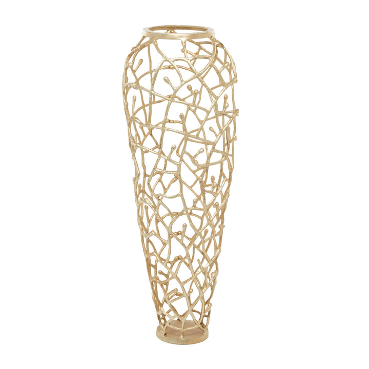 Gold Coral Vase - Diamond Home USA